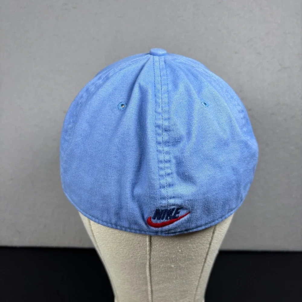 Vintage Minnesota Twins MLB Nike Light Blue Script Cooperstown Baseball Cap Hat